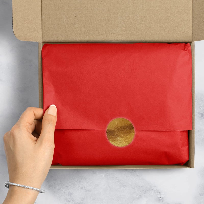 Jillson Roberts Bulk 20 x 30 Inches Recycled Tissue, Red, 480 Unfolded Sheets (BFT09) - Image 3